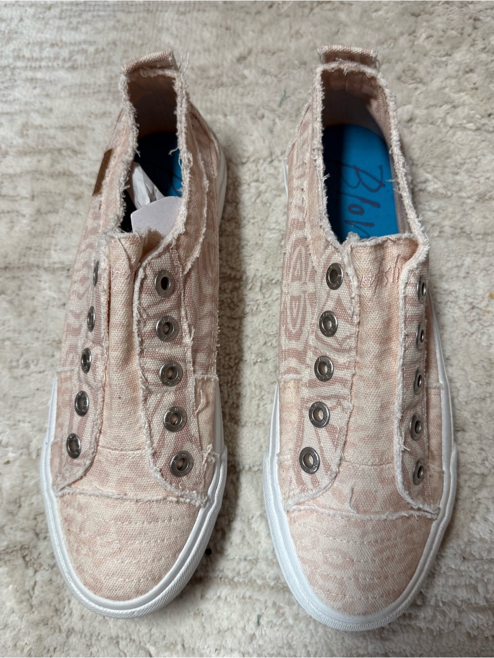 NEW! Blowfish Slip-On Canvas Sneakers, Size 9!